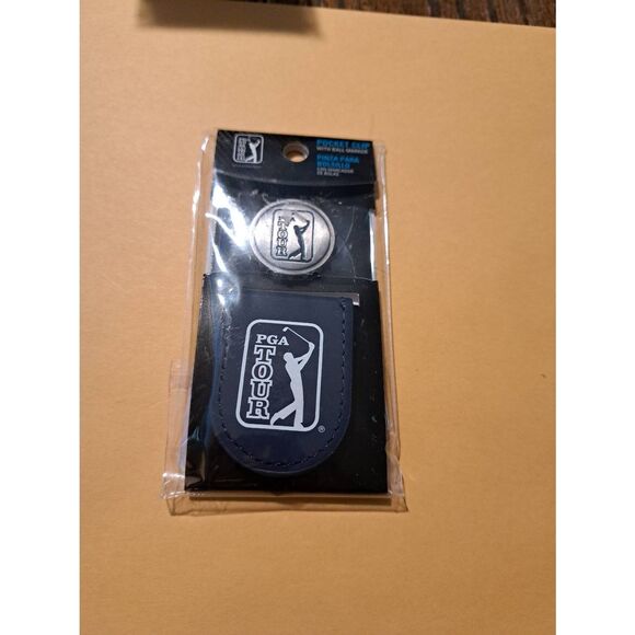 New PGA Tour Blue Pocket Clip with Ball Marker NWT Official Golf Accessory - Picture 1 of 2